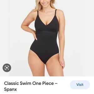 Spanx black classic one piece. Size XL. NWOT